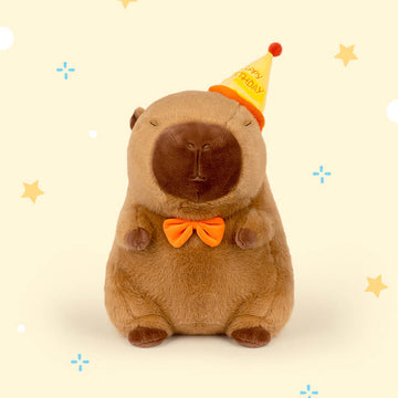 Birthday Capybara Stuffed Plush Toy, Capybara Plushies